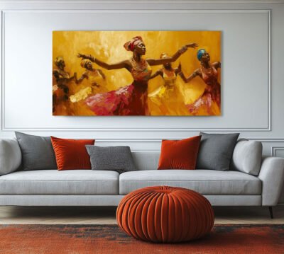 African women dancing