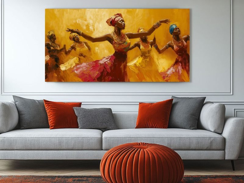 African women dancing